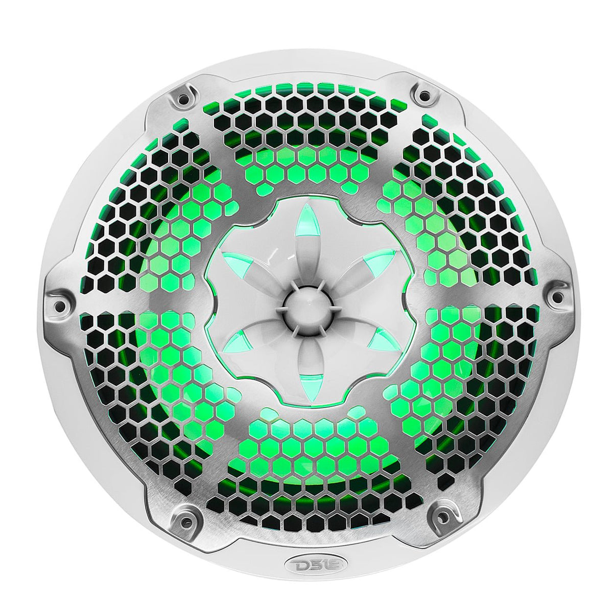 NXL 10" 2-Way Coaxial Marine Speaker with RGB LED Lights 200 Watts Rms 4-Ohm DS18