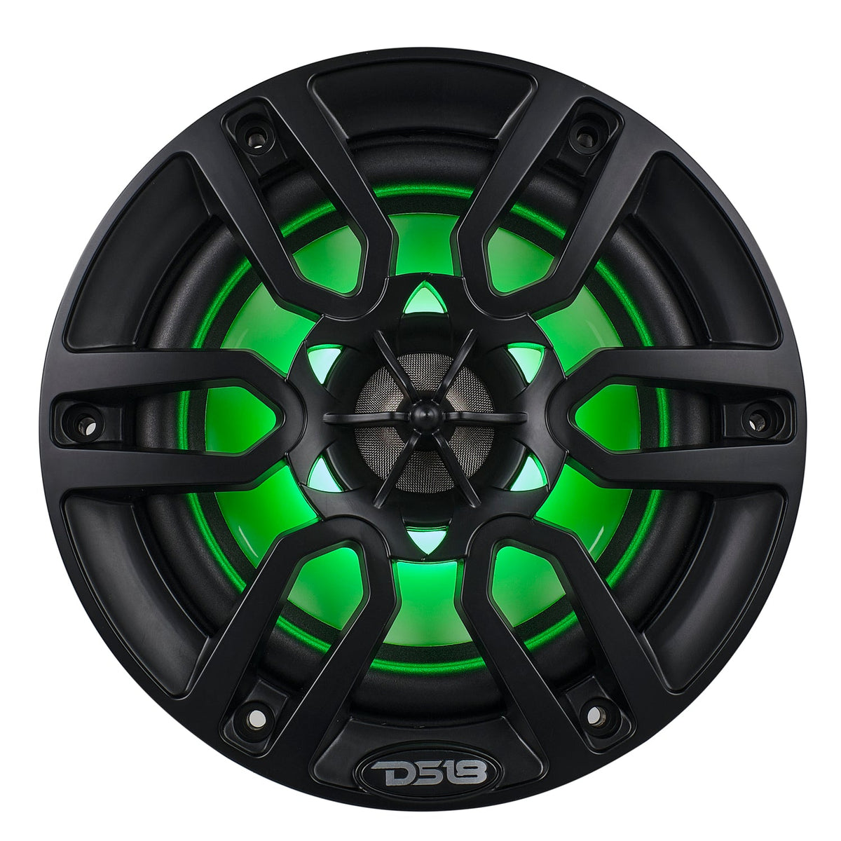 NXL 6.5" 2-Way Coaxial Marine Speaker with LED RGB Lights | 100W RMS 4-Ohm DS18