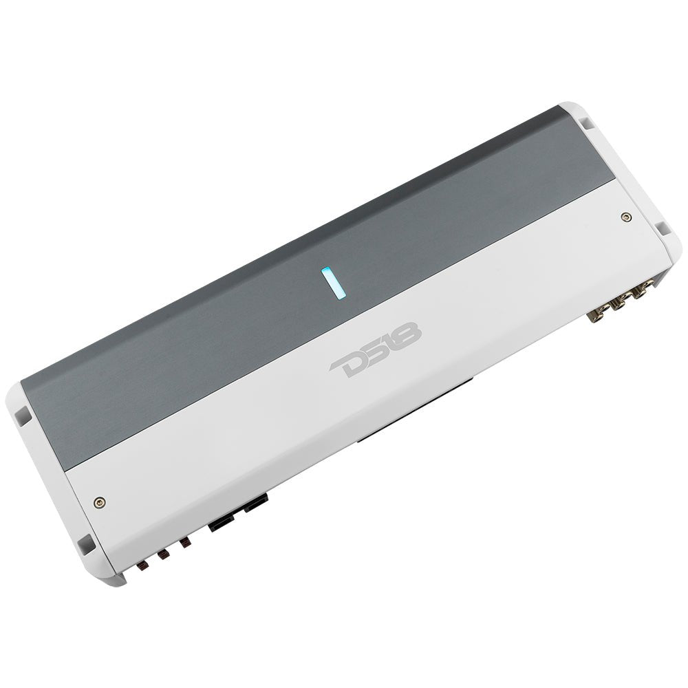 NXL 5-Channel Full-Range Class D IPX5 Marine Amplifier | 4 x 150W @ 4-Ohm and 1 x 600W RMS @ 2-Ohm DS18