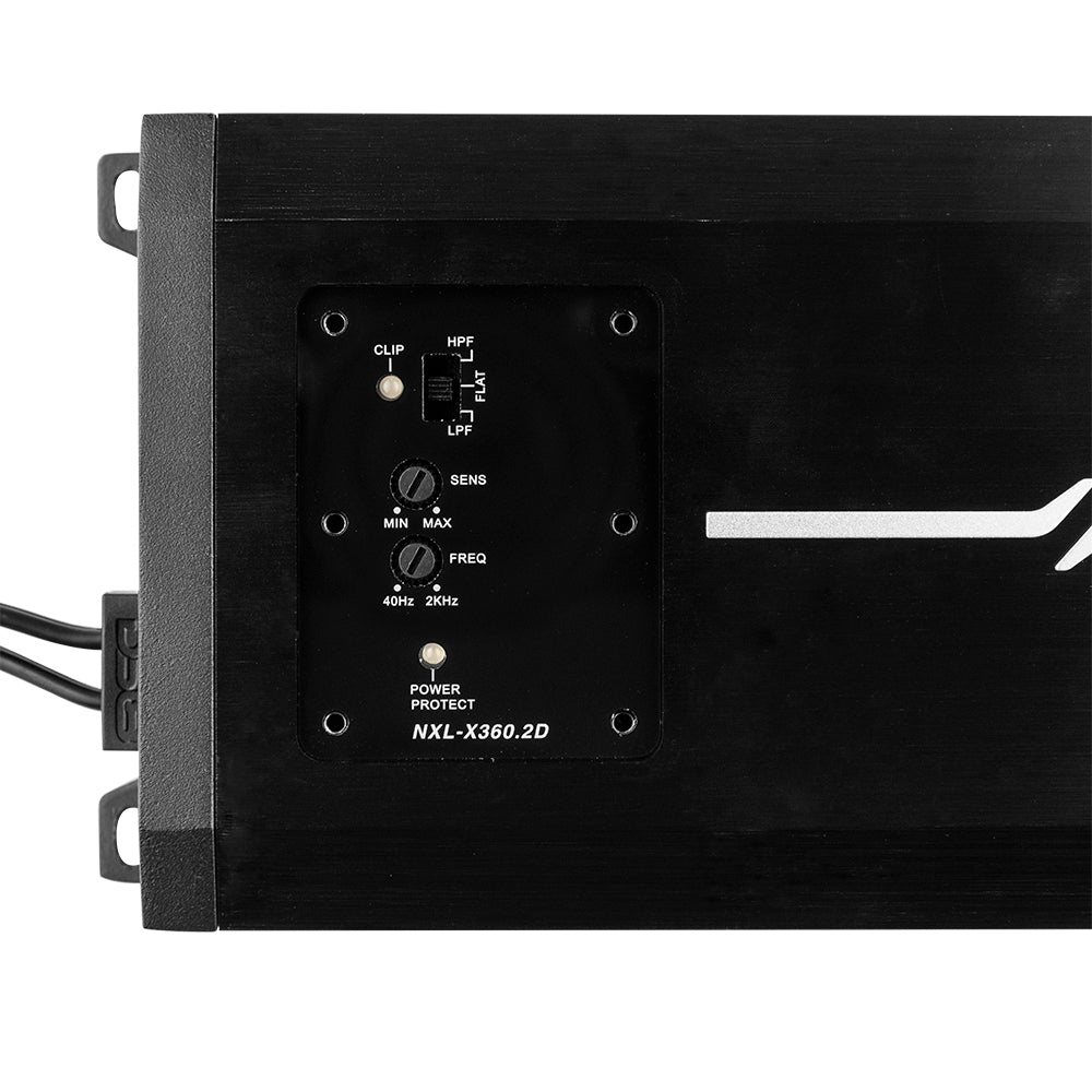 NXL 2-Channel Full-Range Class D IP67 Marine and Powersports Amplifier 2 x 180 Watts Rms @ 4-Ohm DS18