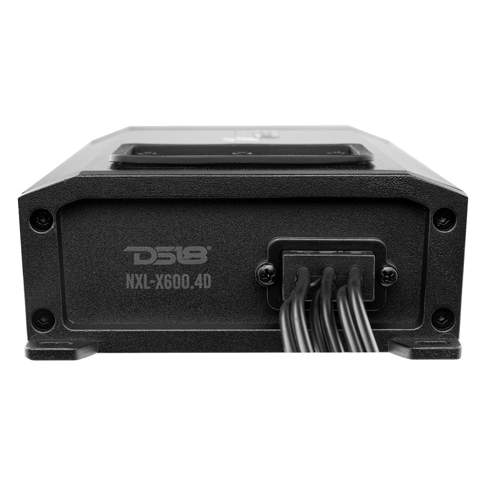 NXL 4-Channel Full-Range Class D IP67 Marine and Powersports Amplifier 4 x 150 Watts Rms @ 4-Ohm DS18