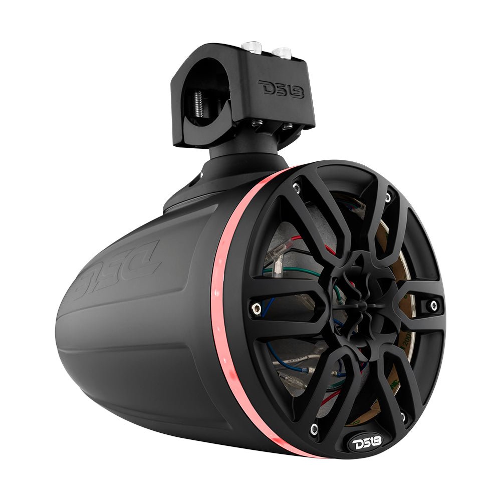 NXL 8" Marine and Powersports Empty Tower LED RGB Lights -Black DS18