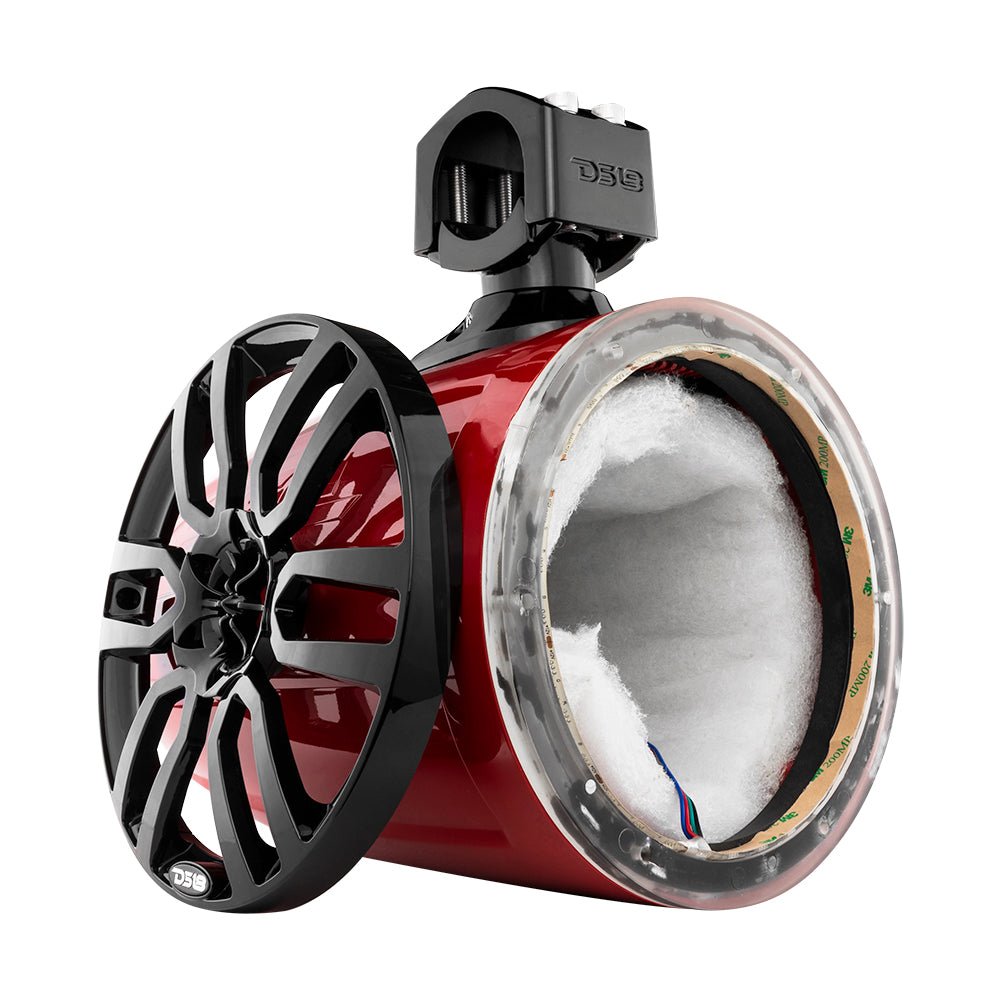 NXL 8" Marine and Powersports Empty Tower LED RGB Lights -Red DS18