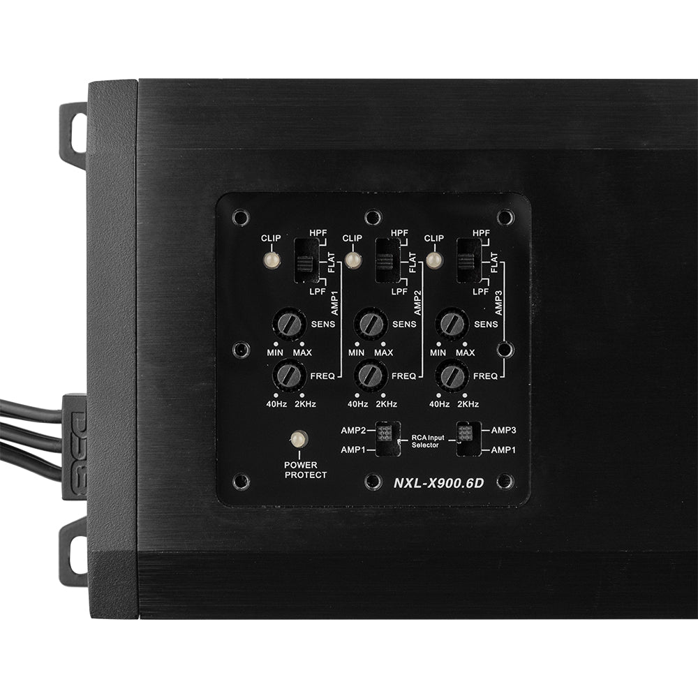 NXL 6-Channel Full-Range Class D IP67 Marine and Powersports Amplifier 6 x 150 Watts Rms @ 4-Ohm DS18