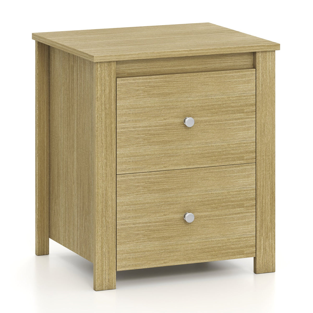 2-Drawer Nightstand with Storage for Bedroom & Living Room DirectDeals