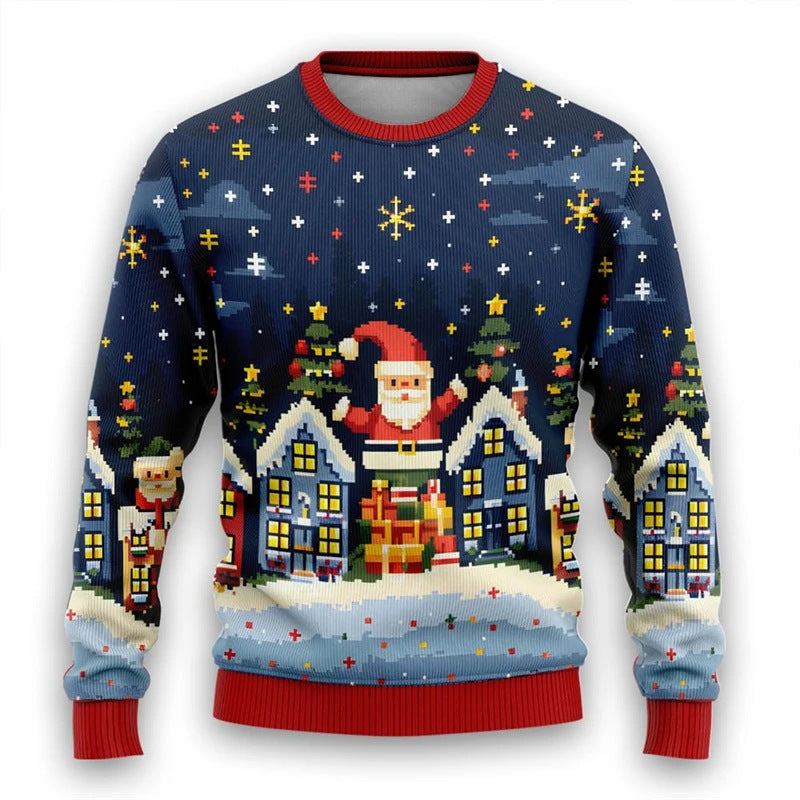 Fashion Personalized Christmas Thick Needle Sweater