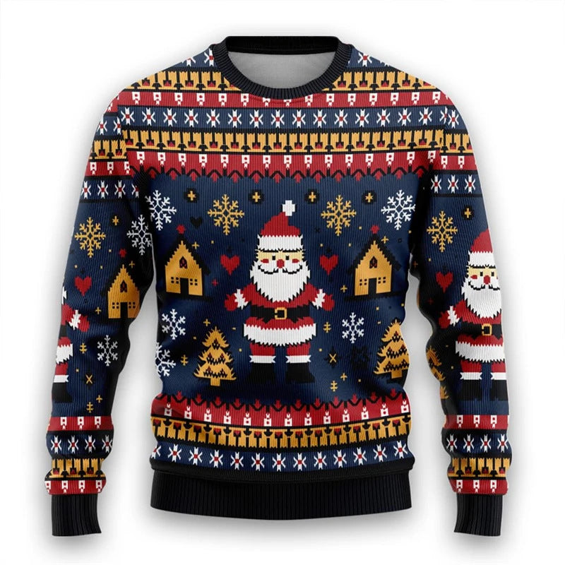 Fashion Personalized Christmas Thick Needle Sweater
