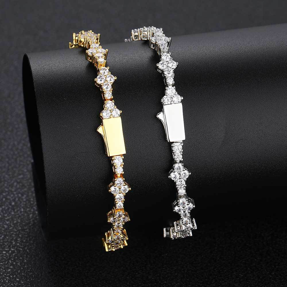 Hip Hop Zircon Tennis Bracelet