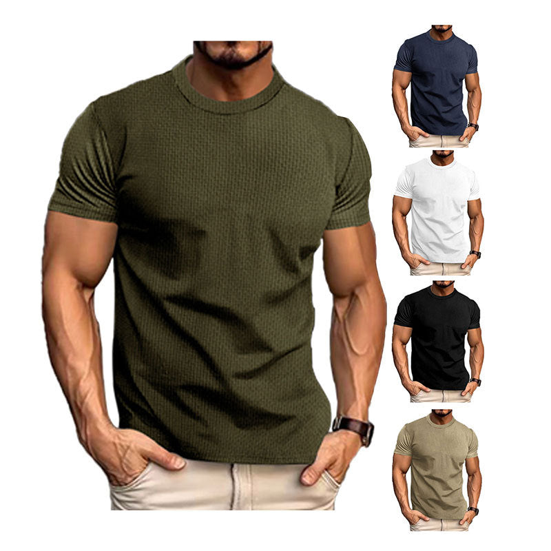 Men's Short Sleeve Breathable Slim Top