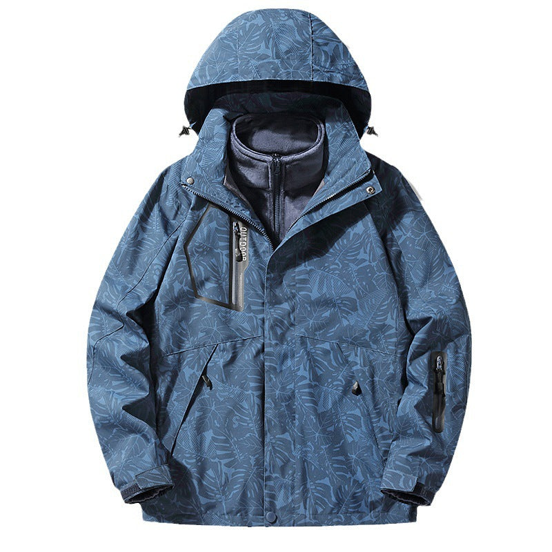 Outdoor Shell Jacket Three-in-one Detachable Camouflage Mountain