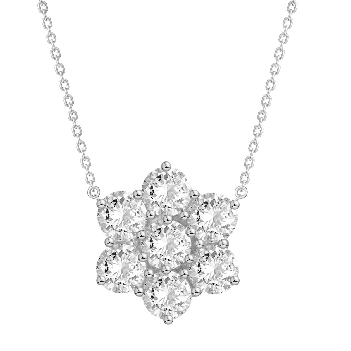 Sterling Silver Snowflake Necklace