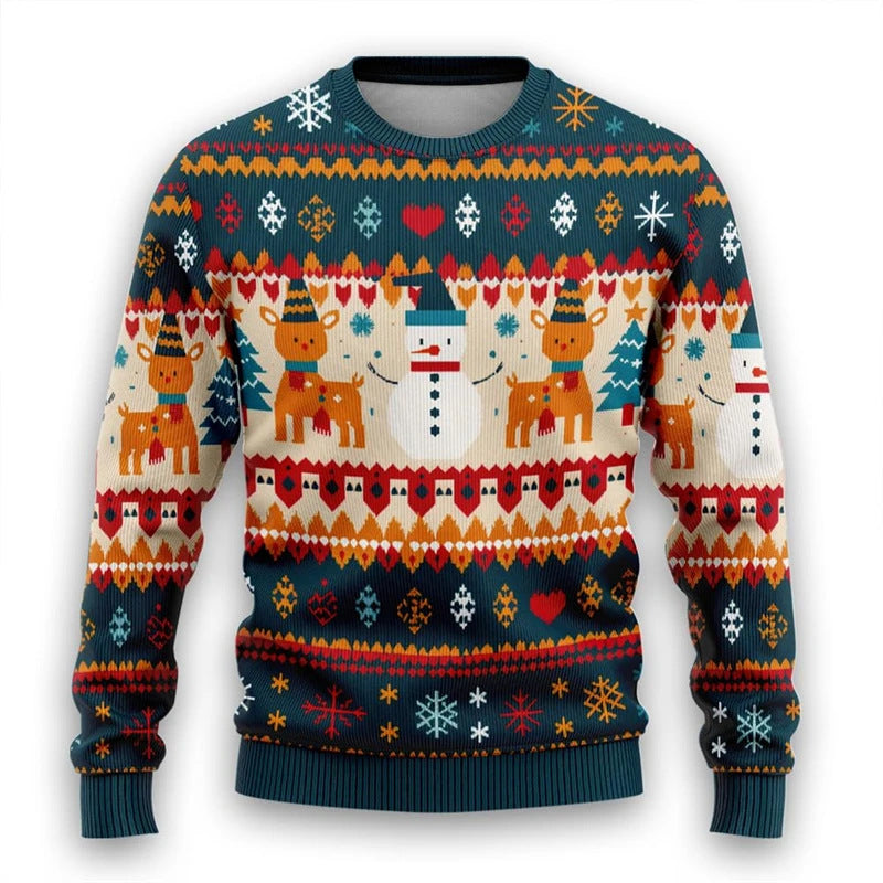 Fashion Personalized Christmas Thick Needle Sweater