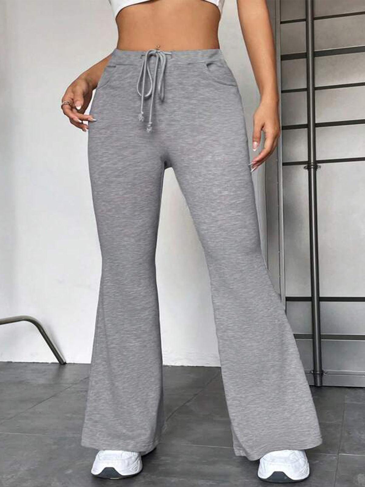 Stitched Flared Yoga Pants