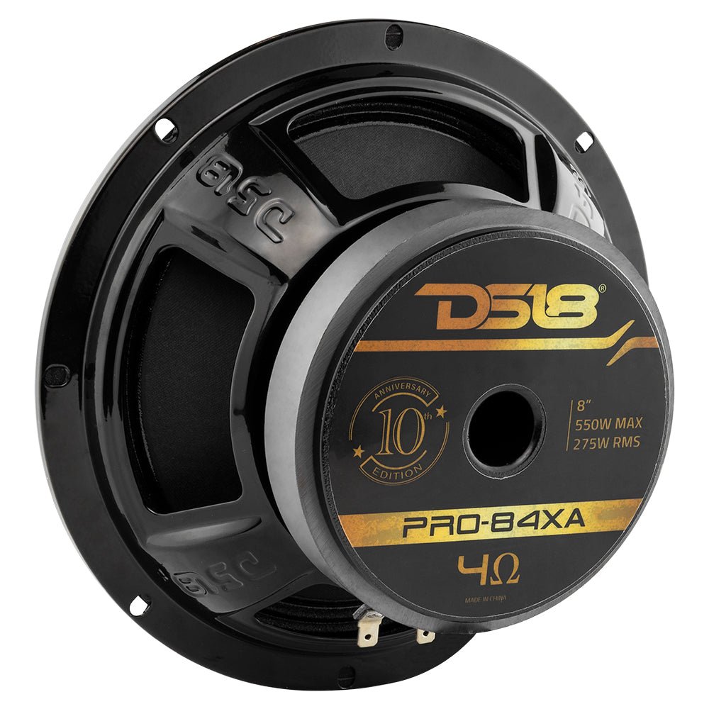 10th Anniversary Edition 8" Mid-Bass Loudspeaker 275 Watts Rms 4-Ohm DS18