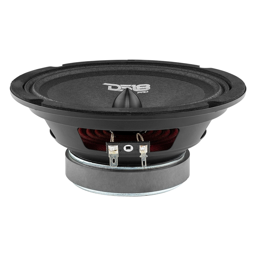 DS18 PRO-B6.4 6.5" Mid-Range Car Audio Loudspeaker with Bullet 120 Watts 4-Ohm DS18