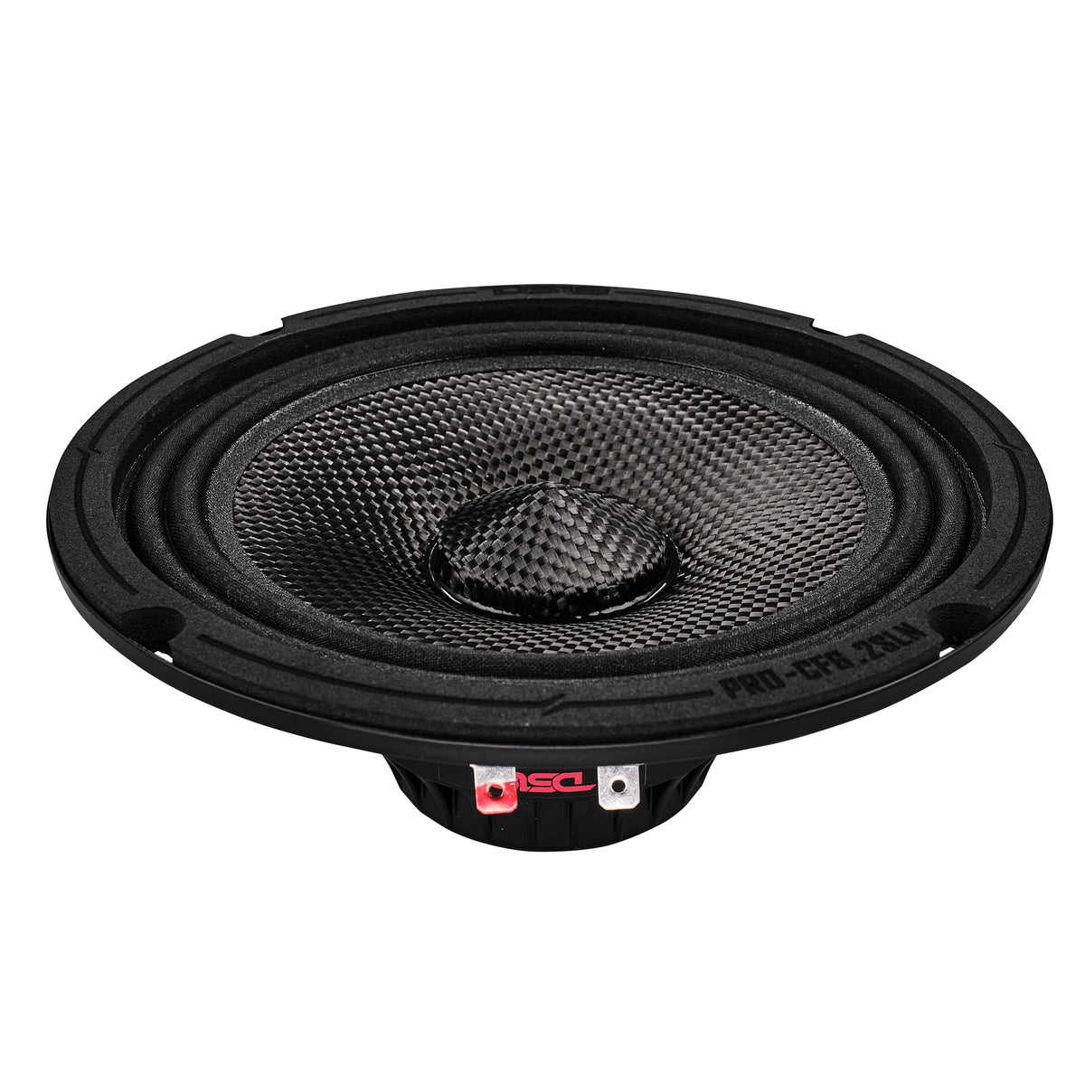 6.5” Slim Motorcycle & Motorsports Loudspeaker With Neodymium Magnet and Water Resistant Carbon Fiber Cone | 2-Ohm 150W RMS DS18