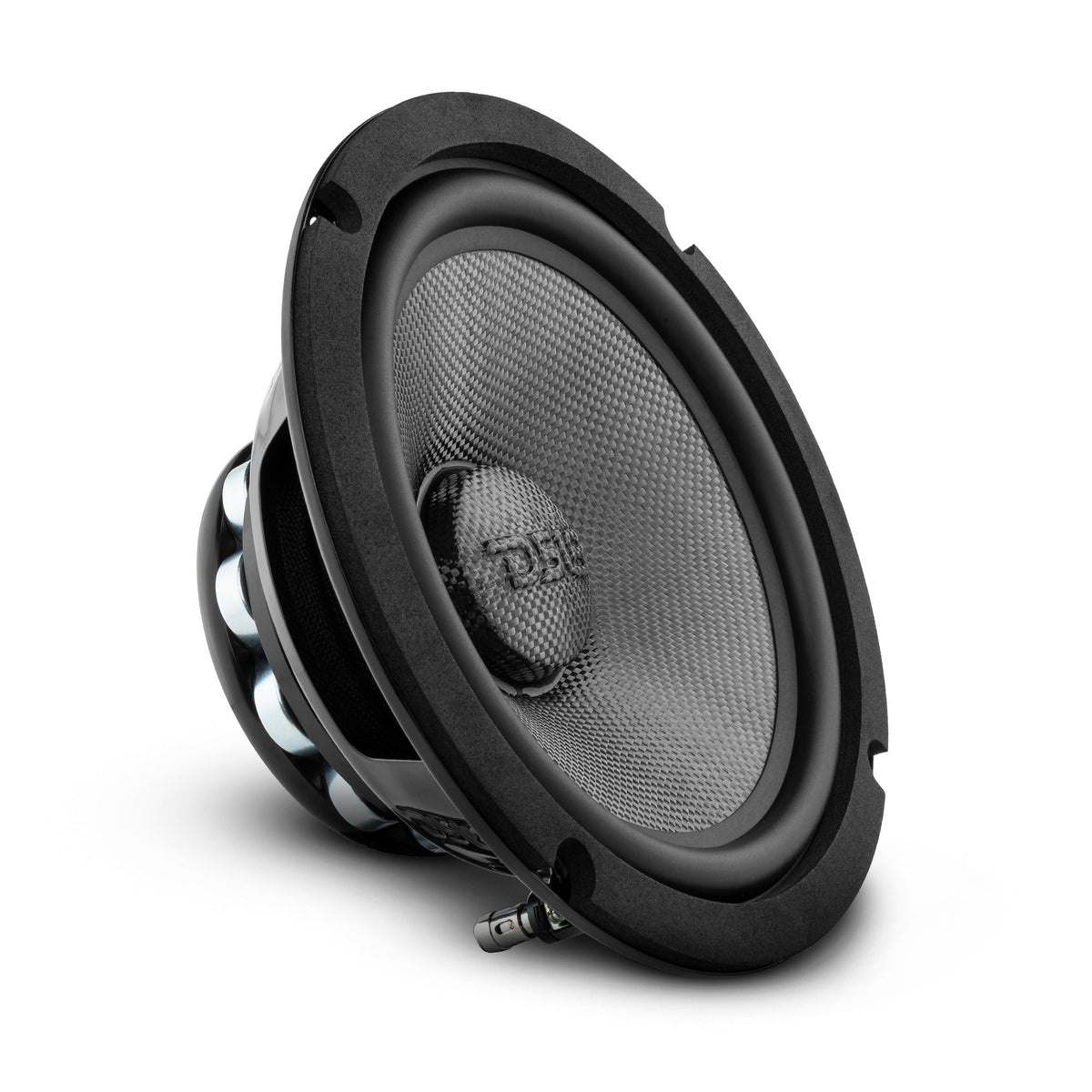 PRO 8" Mid-Bass Loudspeaker with Water-Resistant Carbon Fiber Cone & Neodymium Rings, 300W RMS, 2-Ohm DS18