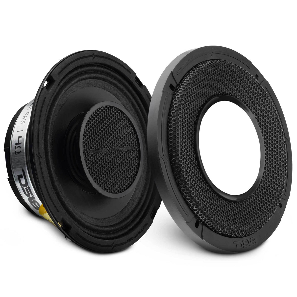 PRO 6.5" Shallow Coaxial Hybrid Mid-Range Loudspeaker with Built-in Driver | 150W RMS 4-Ohm DS18