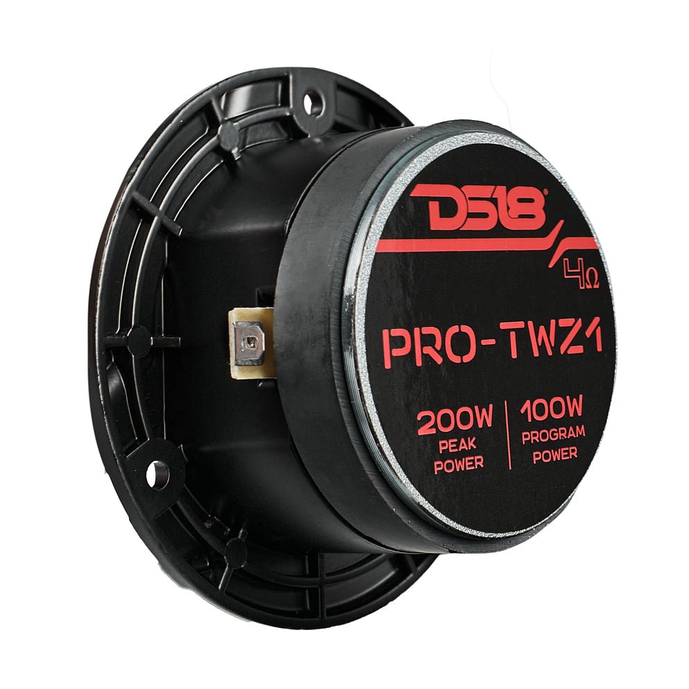 3.8" Super Bullet Compression Tweeter with 1" Aluminum Voice Coil | 100 Watts Rms 4-Ohm DS18