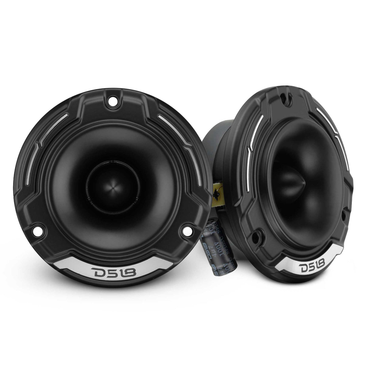 3.8" Shallow-Mount Super Bullet Compression Tweeter with 1" Aluminum Voice Coil | 100 Watts RMS 4-Ohm DS18