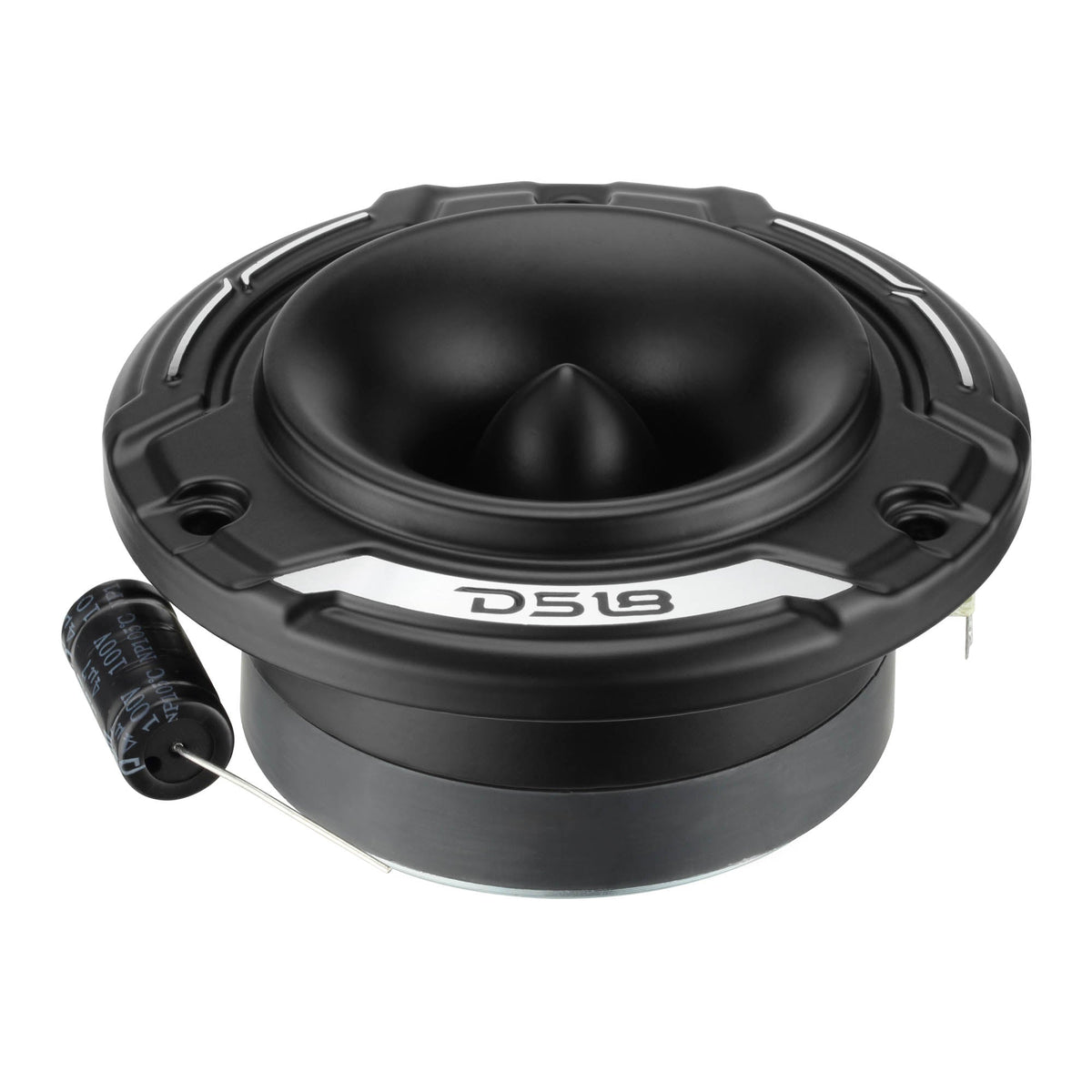 3.8" Shallow-Mount Super Bullet Compression Tweeter with 1" Aluminum Voice Coil | 100 Watts RMS 4-Ohm DS18
