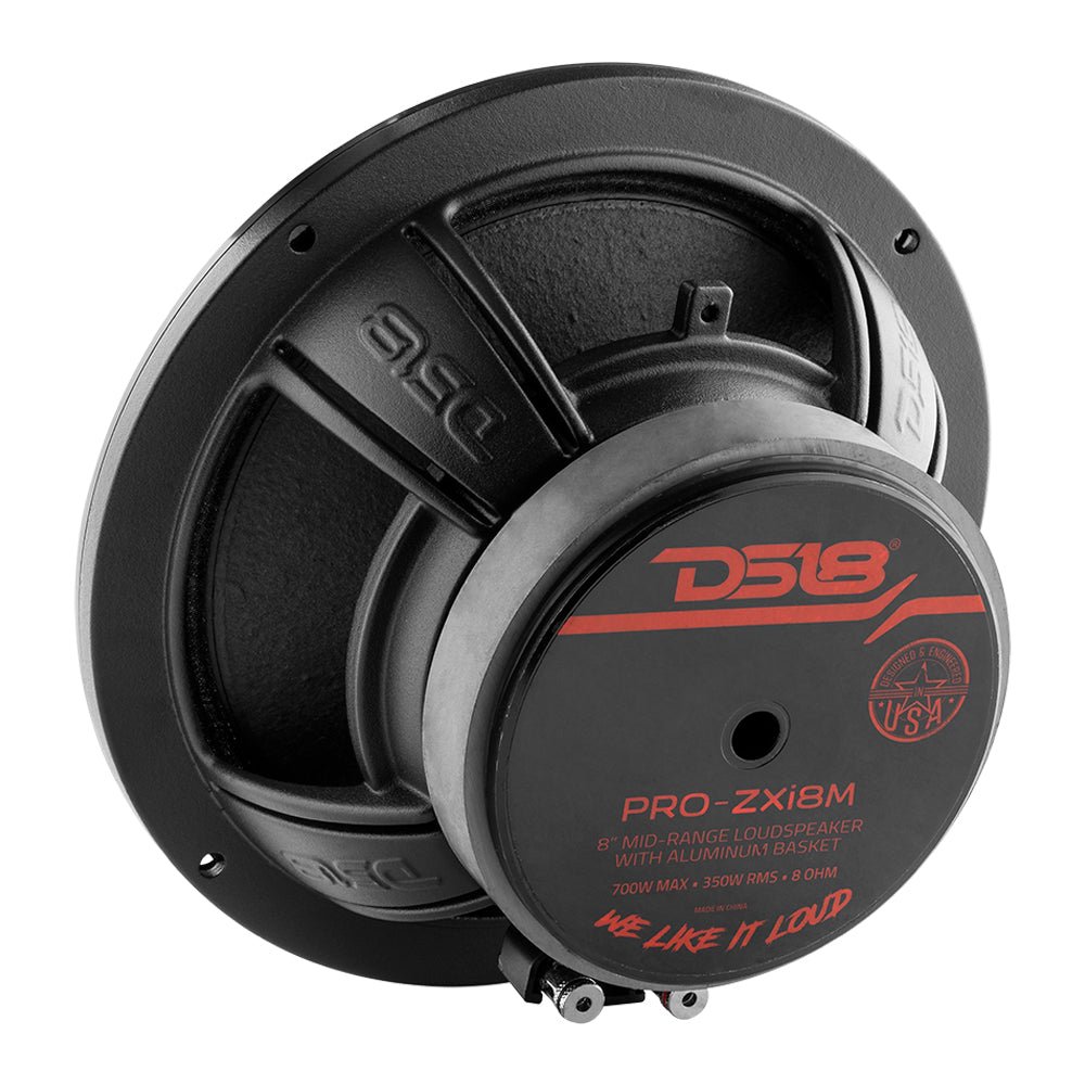 PRO-ZXI 8" Mid-Range Loudspeaker With Neodymium/Ferrite Magnets 350 Watts Rms 8-Ohm DS18