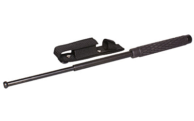 PS Products Expandable Baton |  21" Length |  Rubber Handle |  Black Atomic Defense