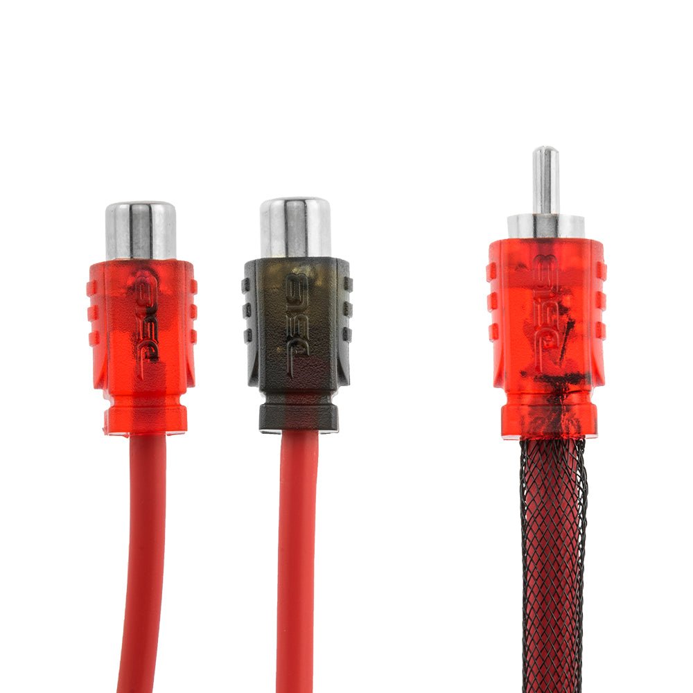 Level 2 RCA 100% OFC Y Connector - 1 Male / 2 Female DS18
