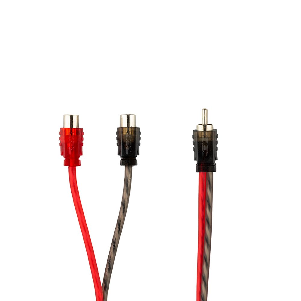 Level 1 RCA 100% Copper OFC Y Connector – 1 Male / 2 Female DS18