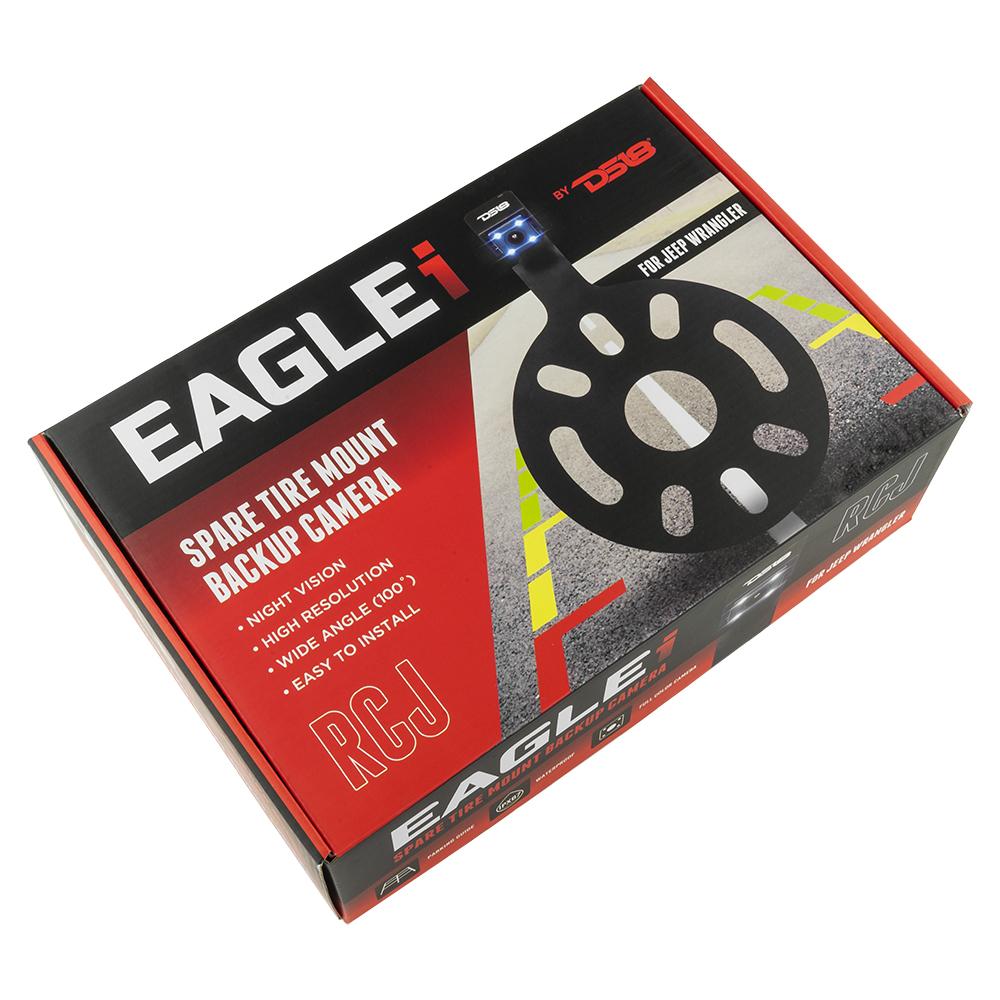 DS18 RCJ Jeep JK/JKU  Spare Tire Reverse Camera with Night Vision DS18