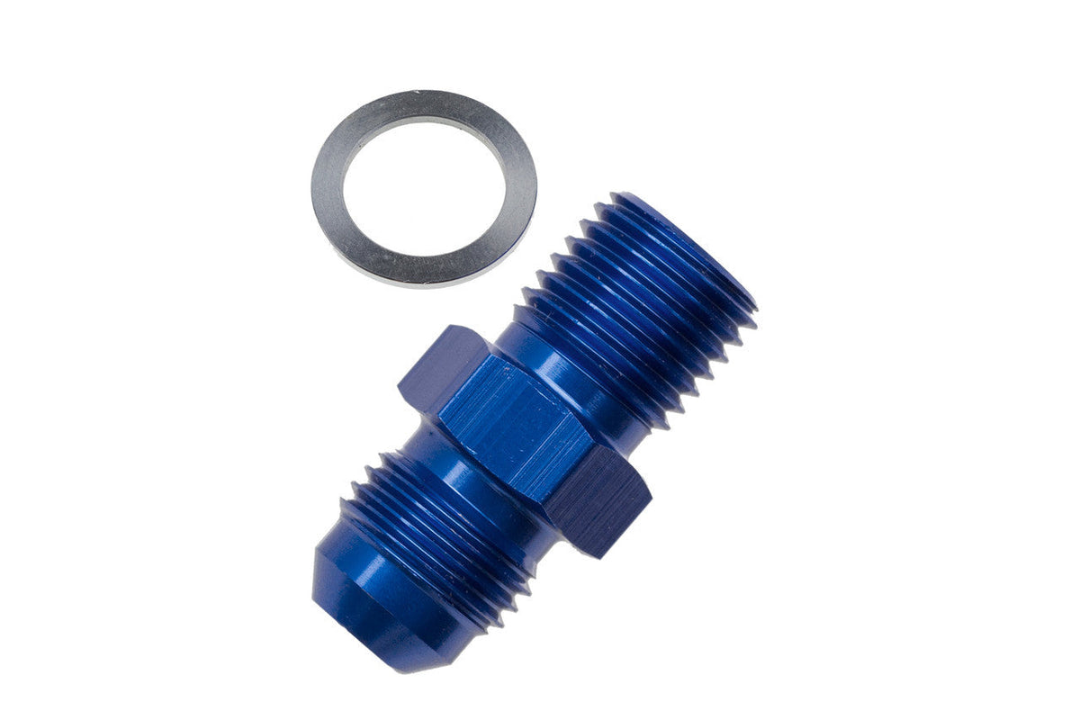 6AN Male Flare to M14x1.5 Inverted Adapter - 816106141 Vinyasa Automotive