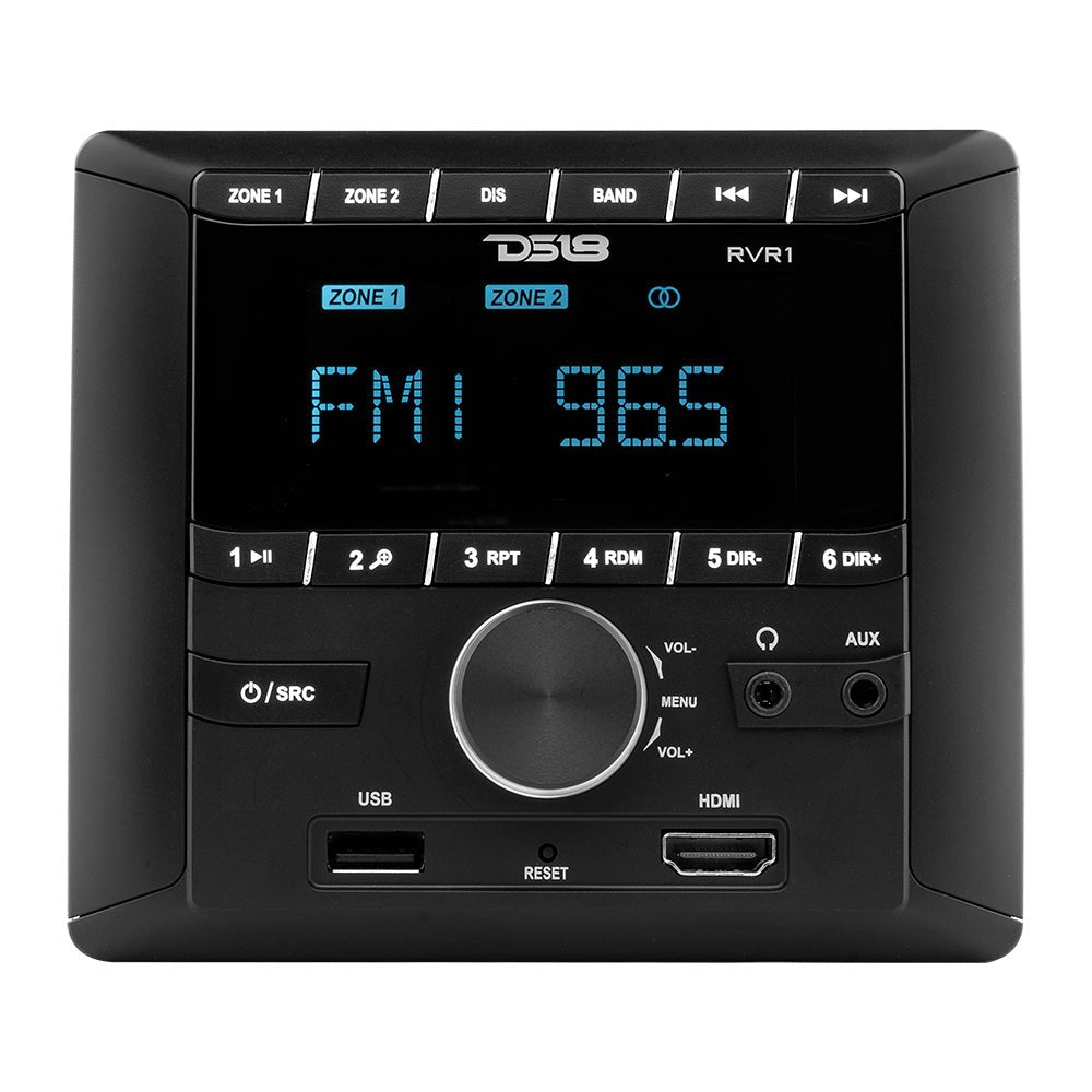 RV and Trailers Headunit 2.75" LCD screen , 2 Zones, 4 volts Output,HDMI, BT, RDS 4 X 50 Watts DS18