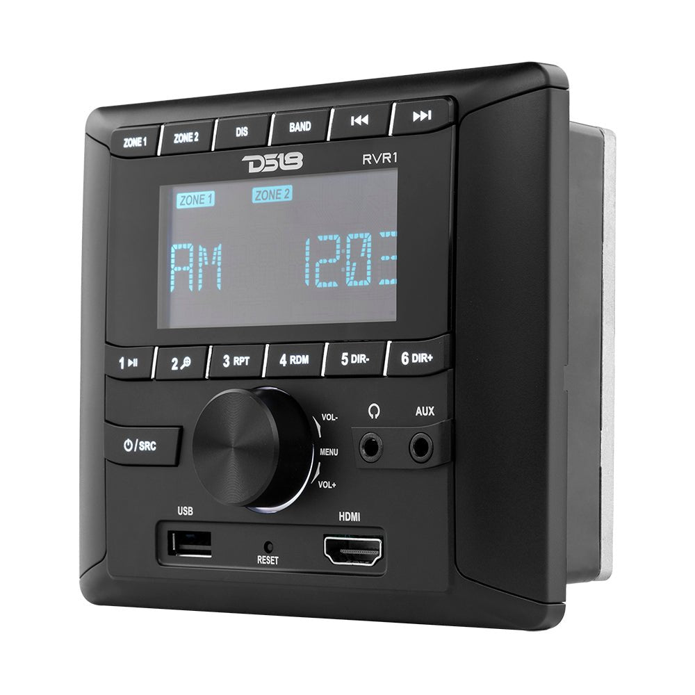 RV and Trailers Headunit 2.75" LCD screen , 2 Zones, 4 volts Output,HDMI, BT, RDS 4 X 50 Watts DS18