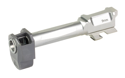 Radian Weapons RAMJET Barrel |  AFTERBURNER Compensator |  9MM |  DLC Finish |  Bronze and Black |  INTRA-LOK Mounting System |  Fits Glock 19/19X/45 Gen5 Atomic Defense