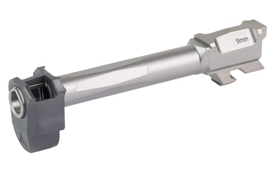 Radian Weapons RAMJET Barrel |  AFTERBURNER Compensator |  9MM |  DLC Finish |  Bronze and Black |  INTRA-LOK Mounting System |  Fits Glock 19/19X/45 Gen5 Atomic Defense