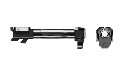 Radian Weapons RAMJET Barrel |  AFTERBURNER Compensator |  9MM |  DLC Finish |  Bronze and Black |  INTRA-LOK Mounting System |  Fits Glock 19/19X/45 Gen5 Atomic Defense