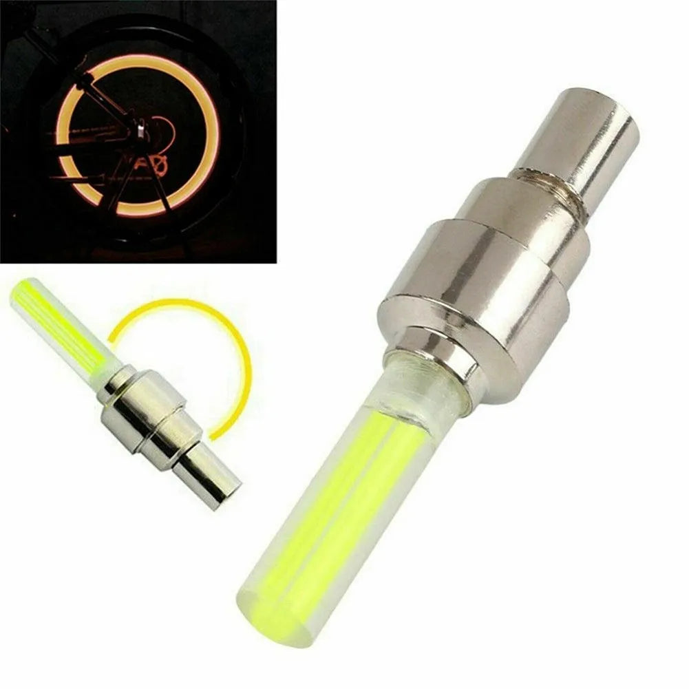 LED Valve Stem Cap Light | Motion-Activated Wheel Tire Light for Bike Car Motorcycle MyPetiteCar.com