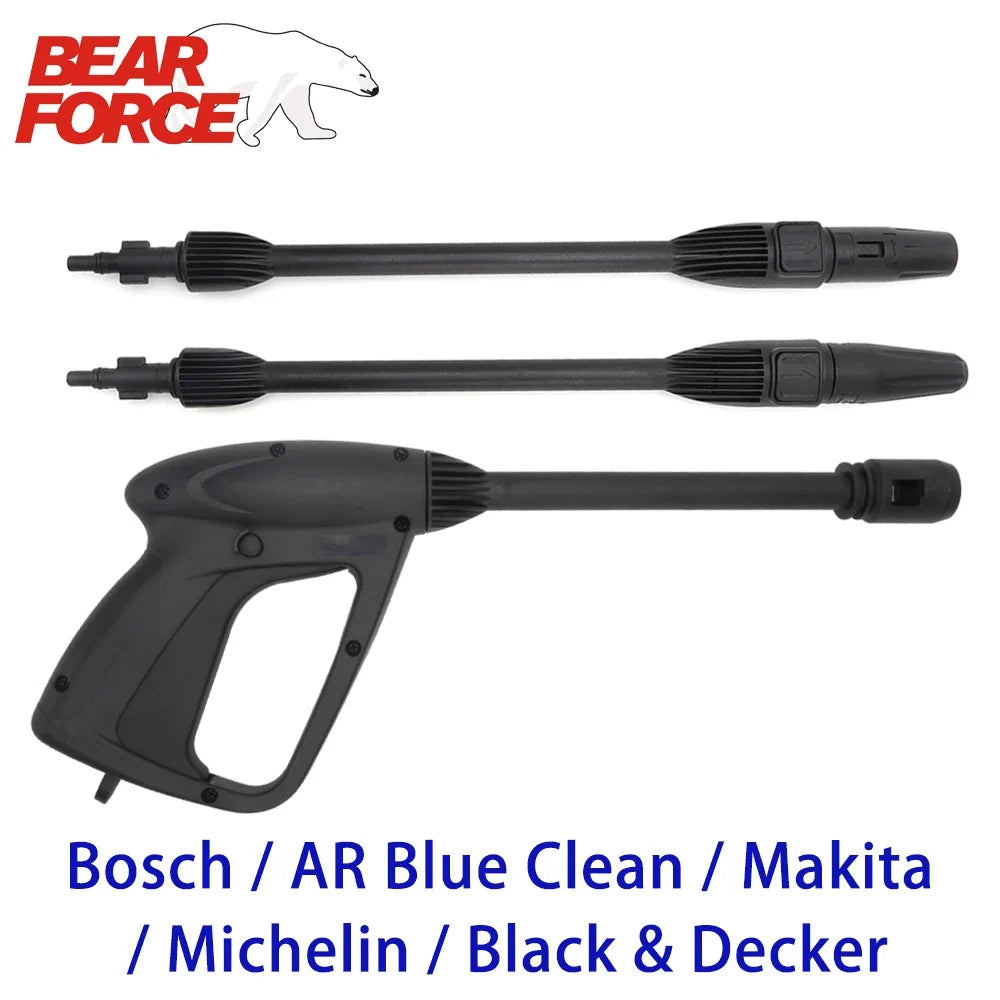 High Pressure Washer Spray Gun Jet Lance Nozzle | Compatible with Bosch Black Decker AR Blue Clean Makita