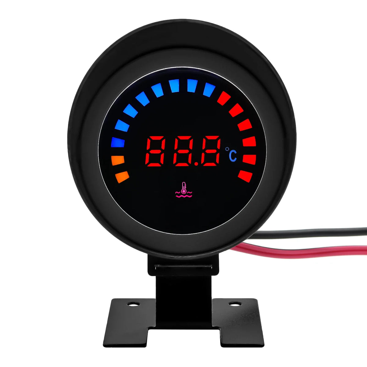 52mm Water Temperature Gauge with Sensor | Digital LCD Water Temp Meter for 12V 24V Cars MyPetiteCar.com
