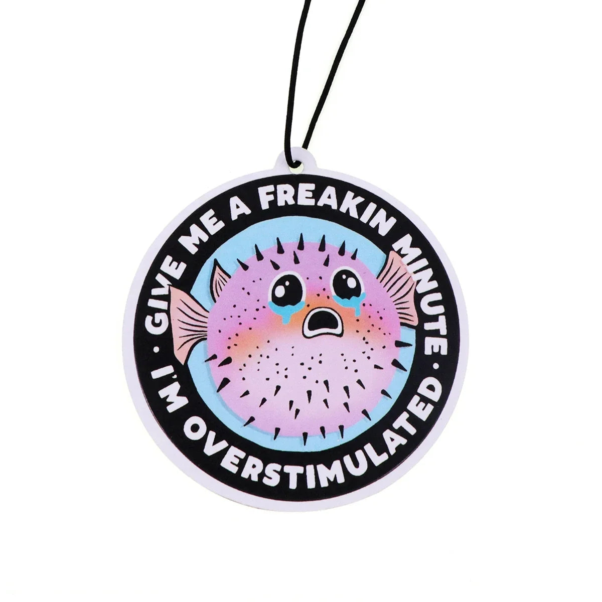 Raccoon Quotes Fragrant Paper Car Air Freshener | Solid Perfume Hanging for Home and Auto