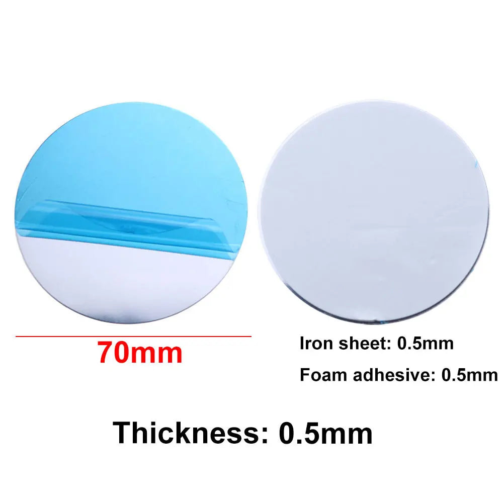 10pcs Silver Magnetic Metal Plates for Car Phone Holder | Universal Iron Sheet Mount Kit