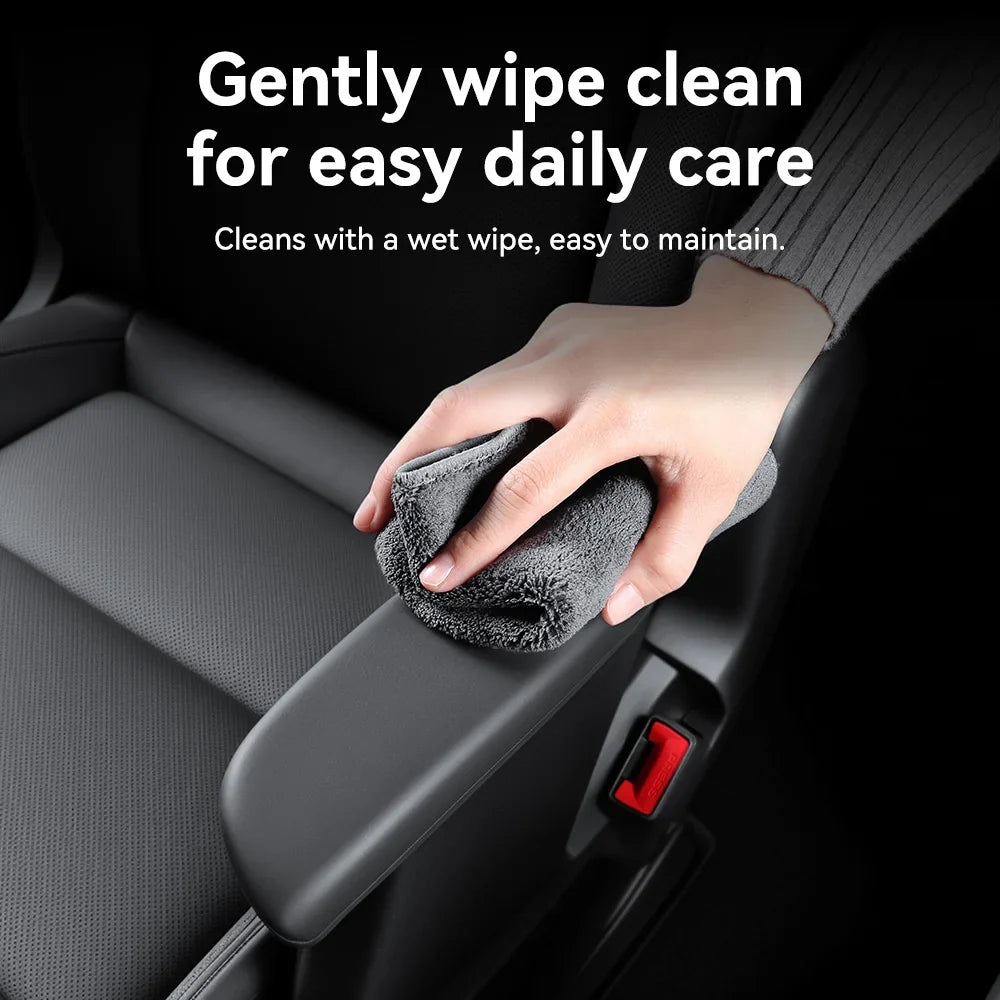 YZ For Tesla New Model YL 2025+ Silicone Second Row Seat Armrest Cover Car Interior Protective Cover Tailored Auto Accessories MyPetiteCar.com