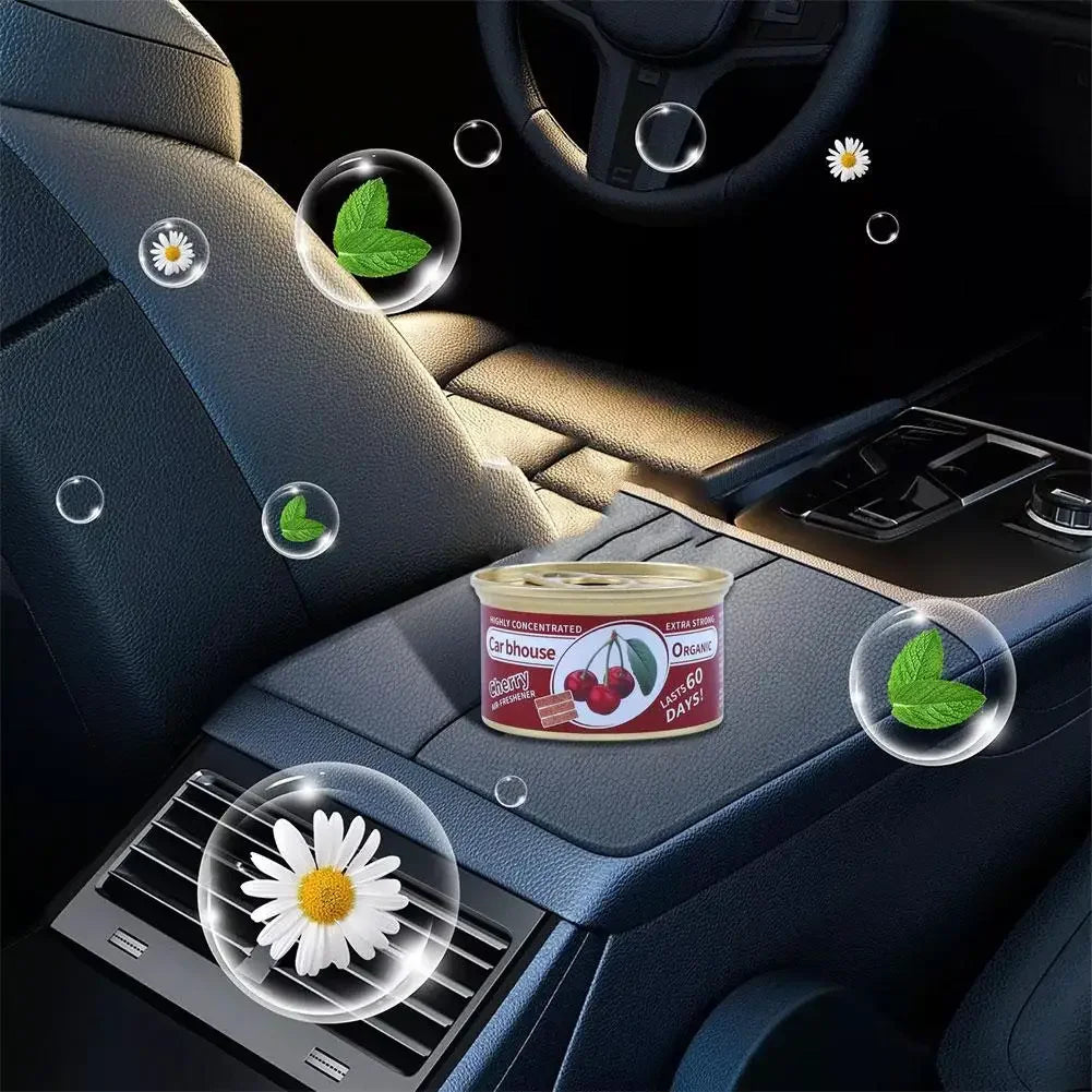 Coffee Wood Block Car Air Freshener | Long-Lasting Auto Deodorant