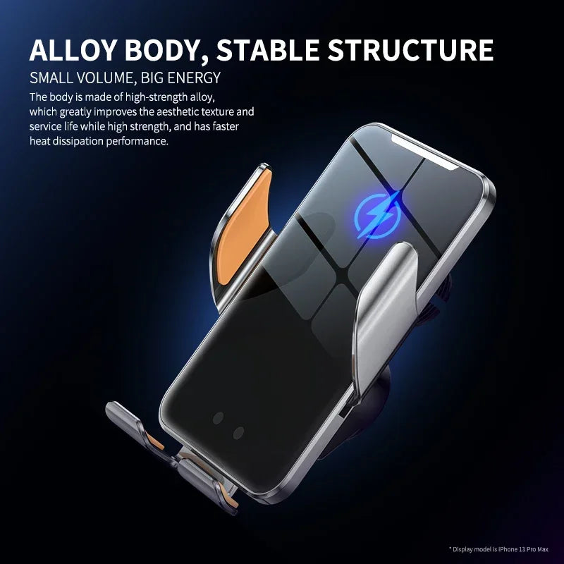 Car Wireless Charger Magnetic Auto Car Mount Phone Holder | Fast Charging Compatible with iPhone and Samsung MyPetiteCar.com