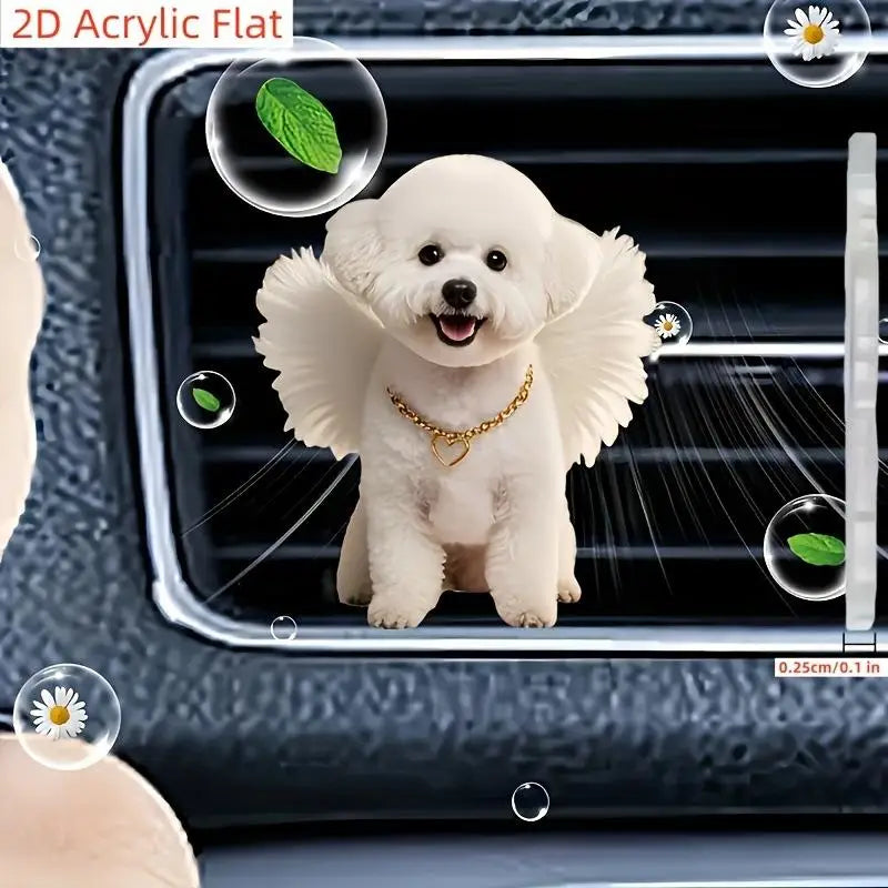 Car Outlet Vent Perfume Clips | 2D Air Freshener Diffuser for Car Interior Decoration MyPetiteCar.com