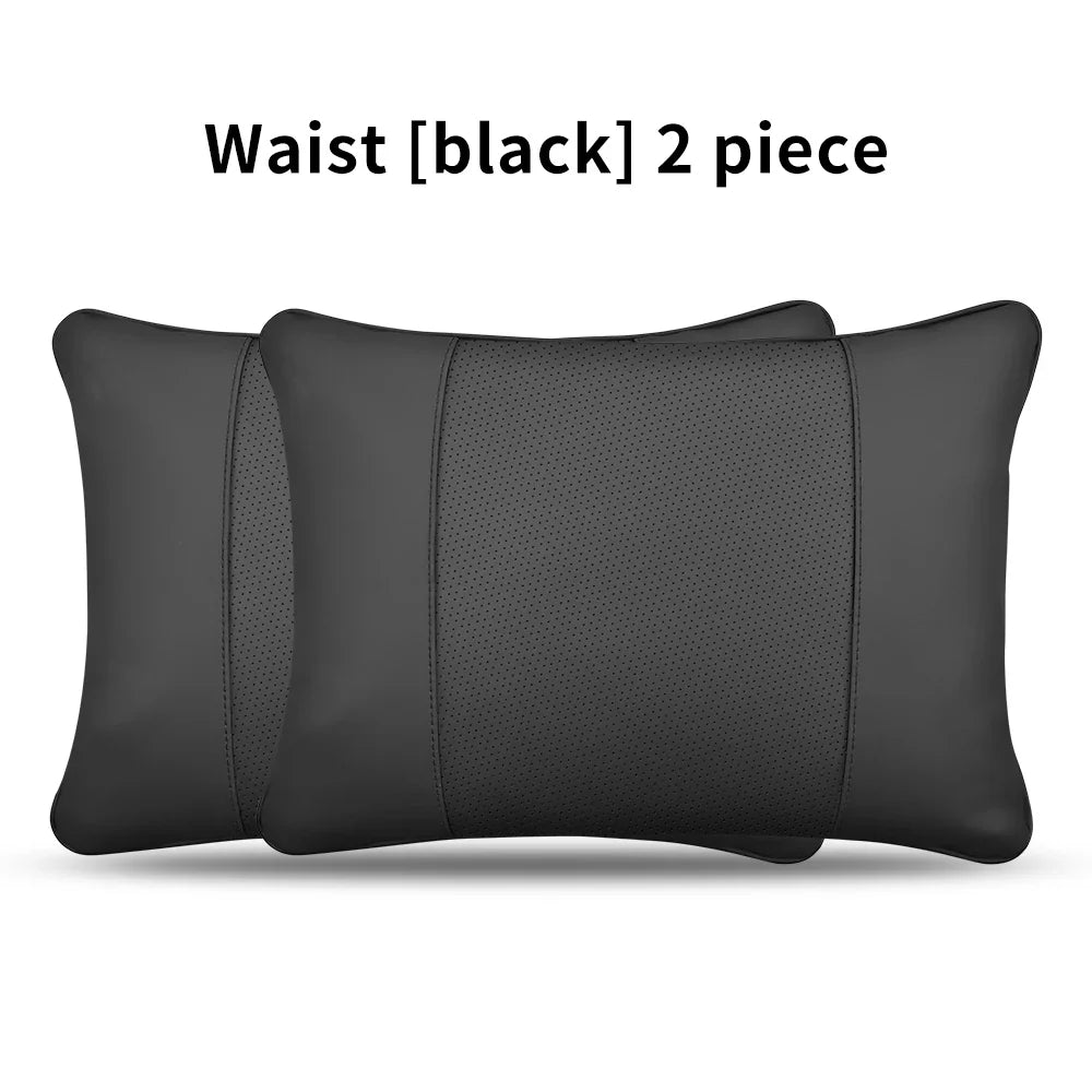 Tesla Model 3/Y Juniper Neck Pillow | Nappa Leather Memory Foam Headrest MyPetiteCar.com