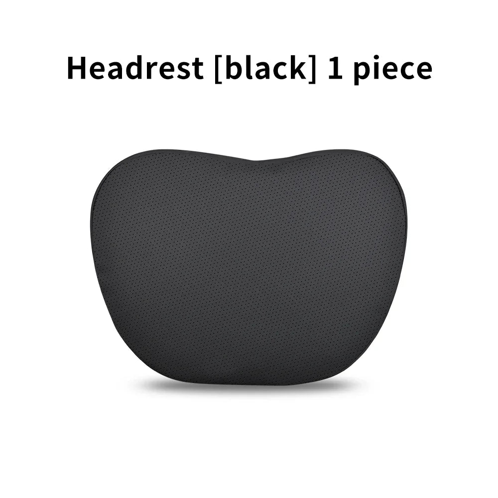 Tesla Model 3/Y Juniper Neck Pillow | Nappa Leather Memory Foam Headrest MyPetiteCar.com