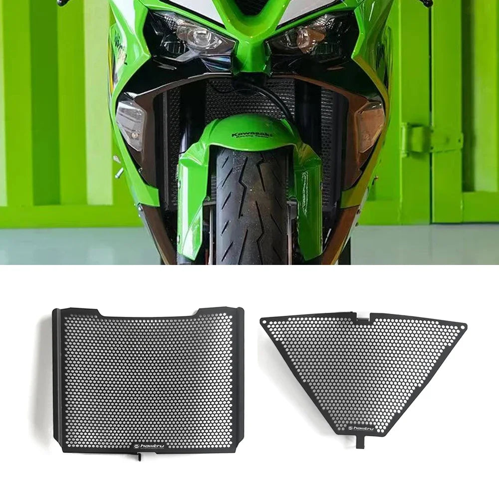 Motorcycle Guards Grille Cover Protection Fit Radiator Core for Kawasaki ZX6R ZX-6R 2024-2026 2025 MyPetiteCar.com