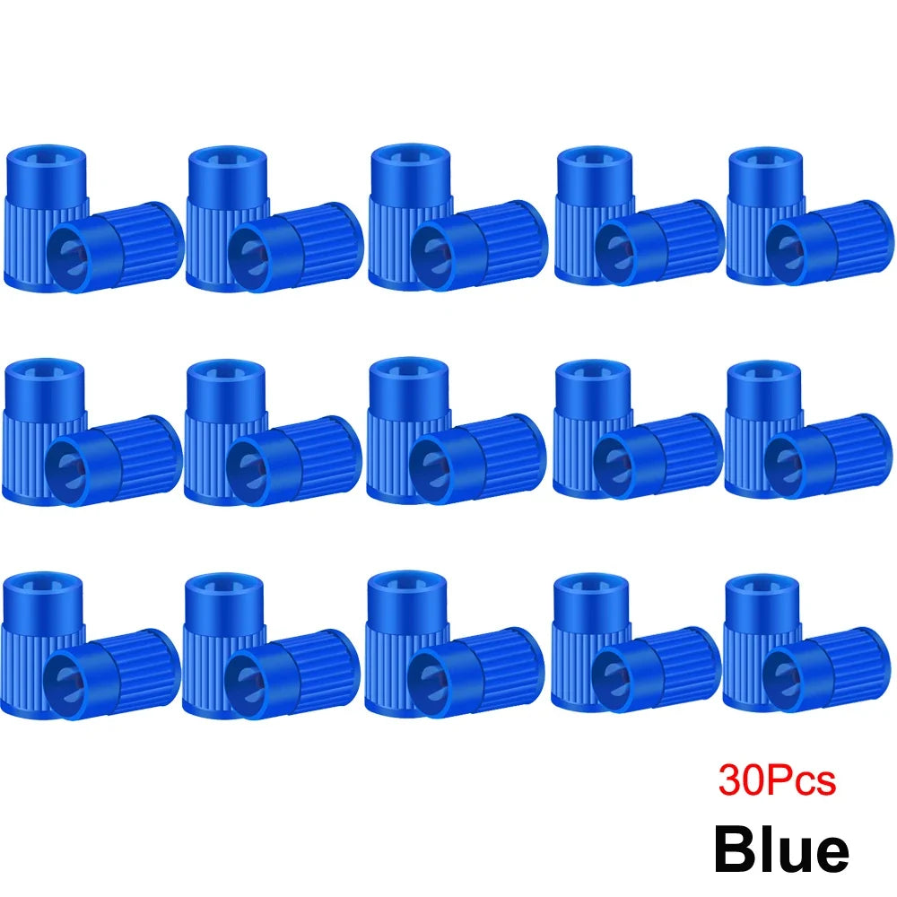 Plastic Tire Valve Caps with Built-in Valve Core Remover | Universal Stem Covers for Cars, Bikes, Trucks MyPetiteCar.com