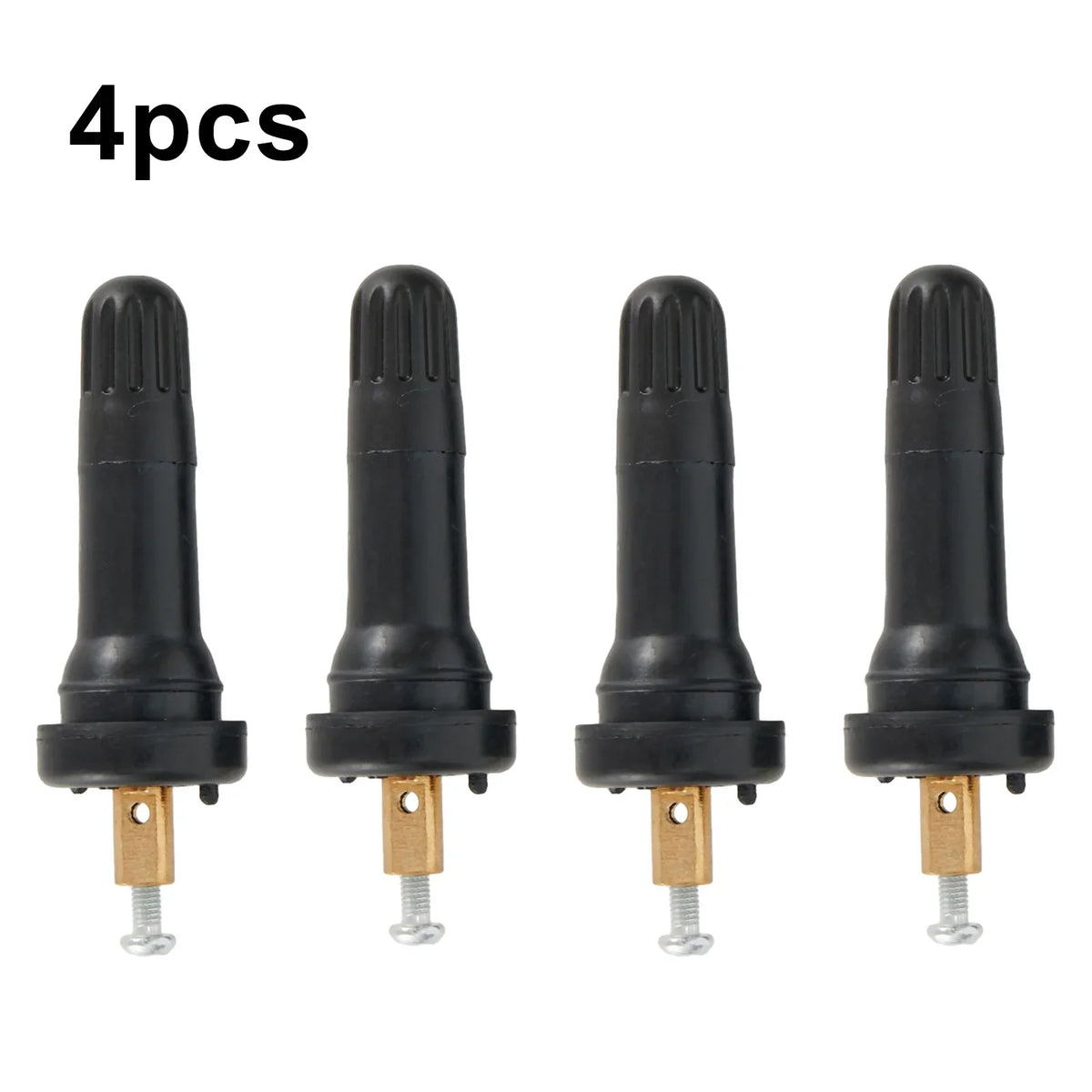4Pcs Car Rubber Wheel Rim TPMS Tire Pressure Sensor Valve Stem For GMC Cadillac Chevy | Replacement TPMS Valve Stems